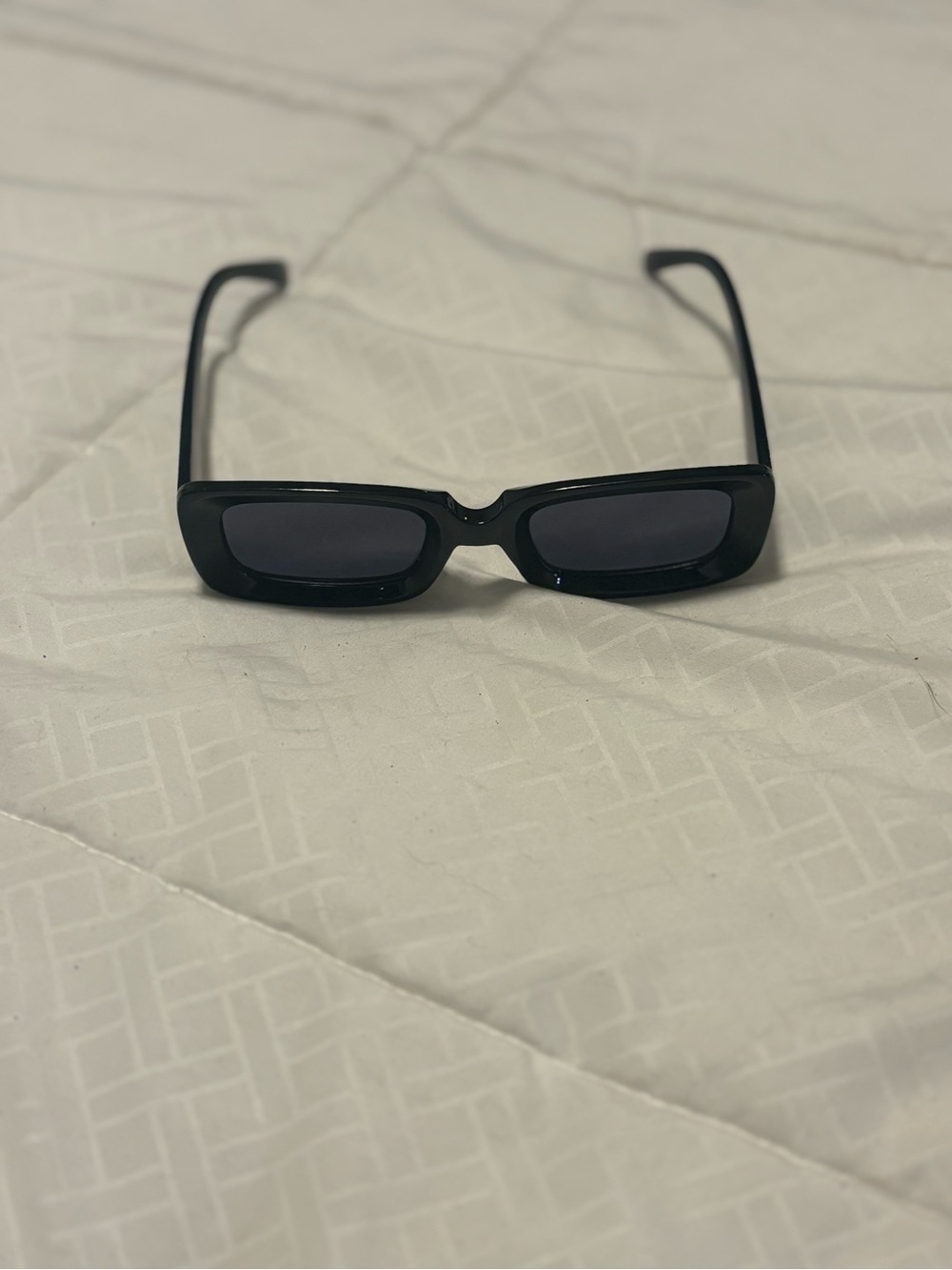 Urban Outfitters Black Rectangular Sunglasses